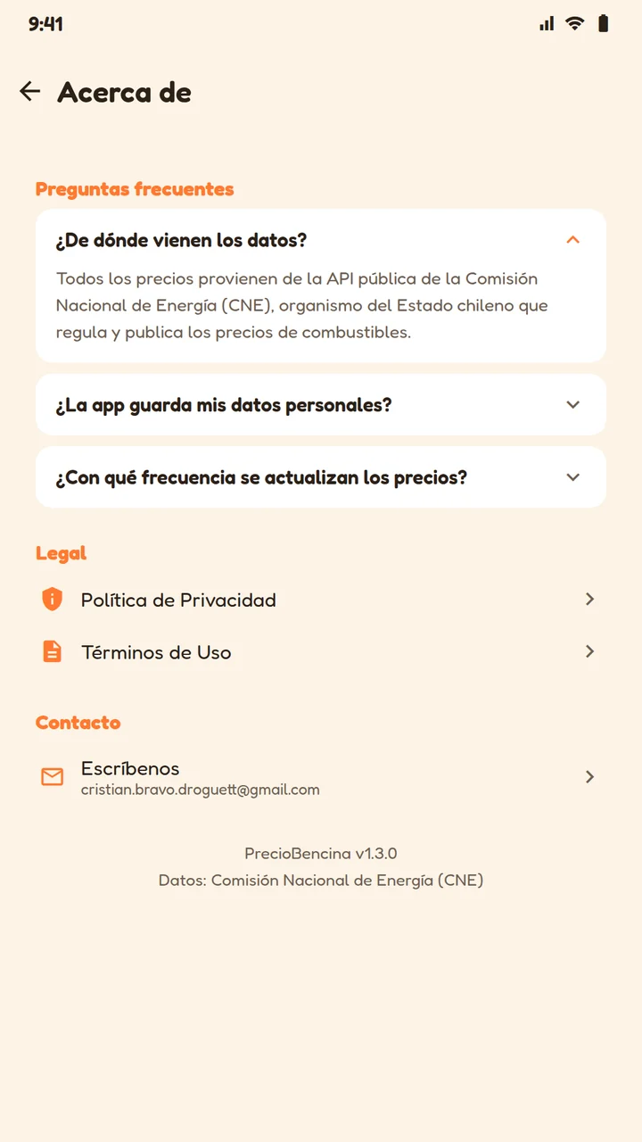 PrecioBencina 5